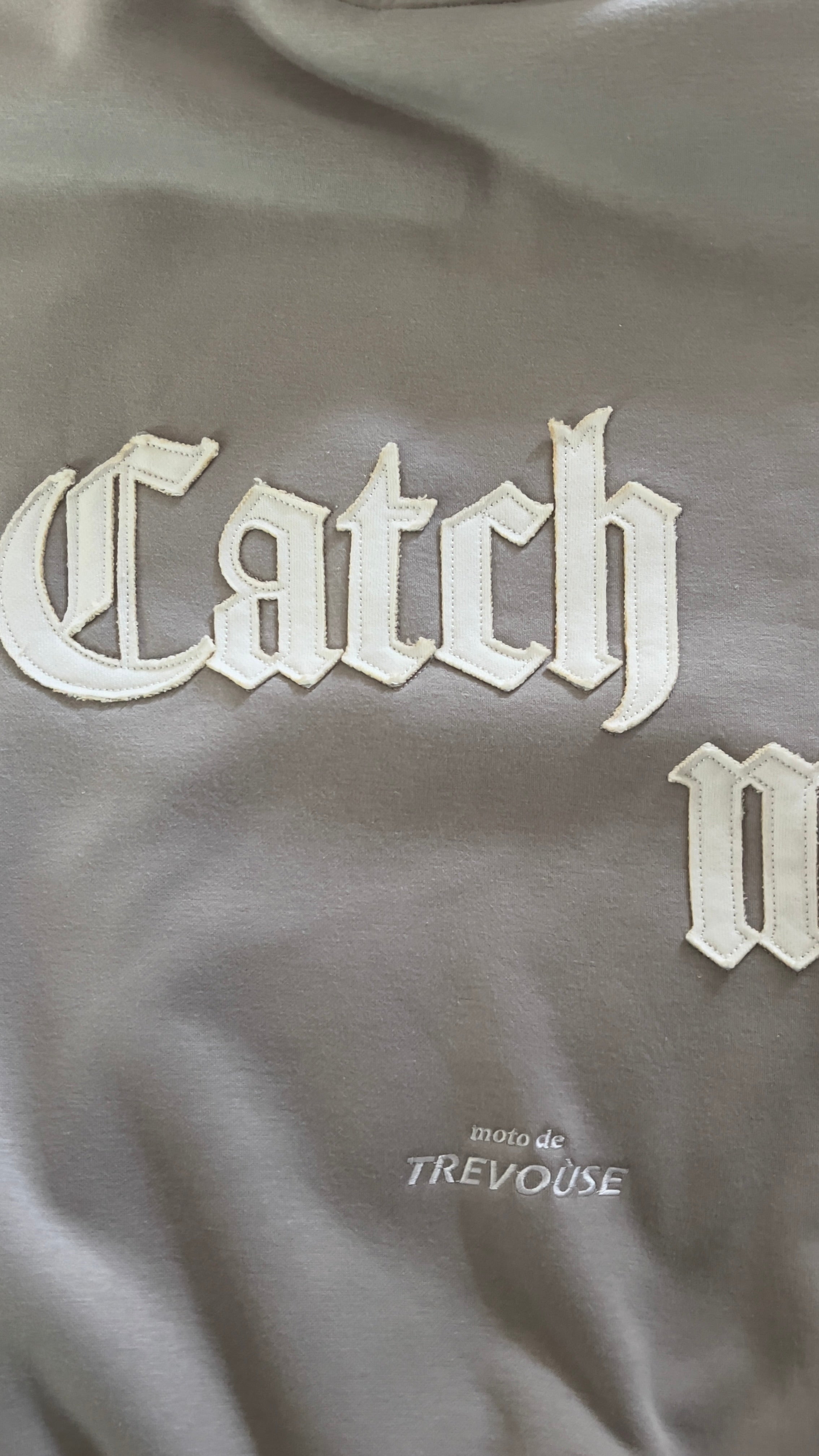 Catch Me Hoodie - Sand Grau