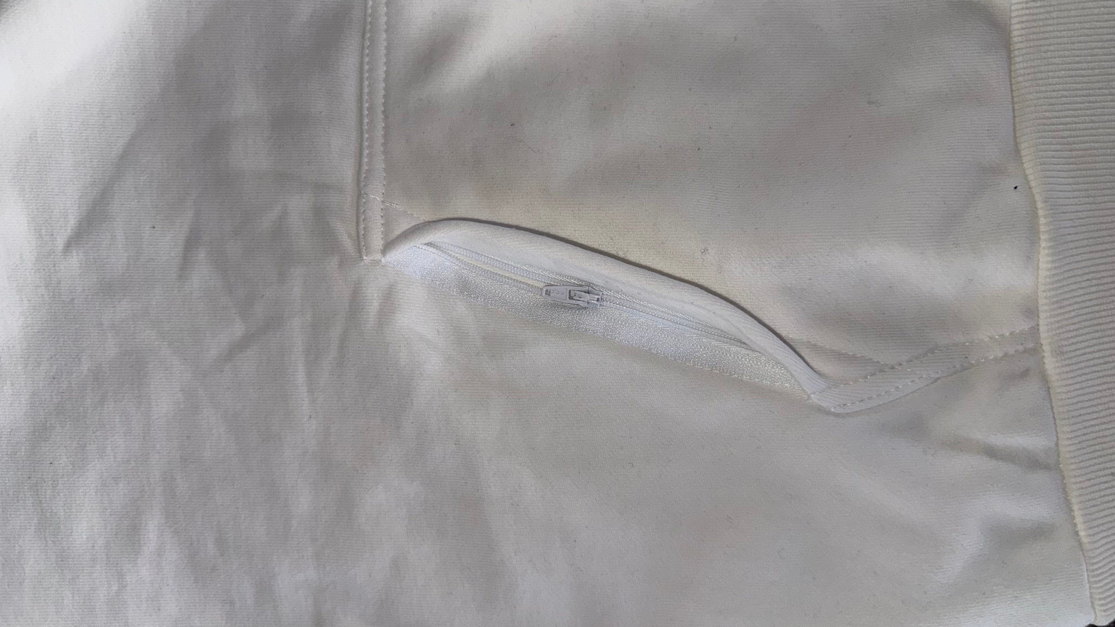 Reflective Embroidery Hoodie - Weiss