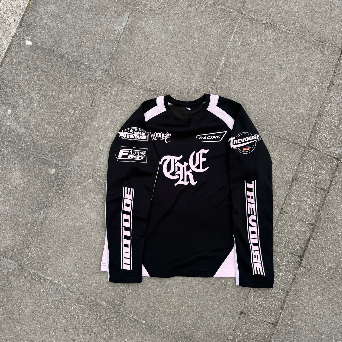 Jersey - Pink/Schwarz