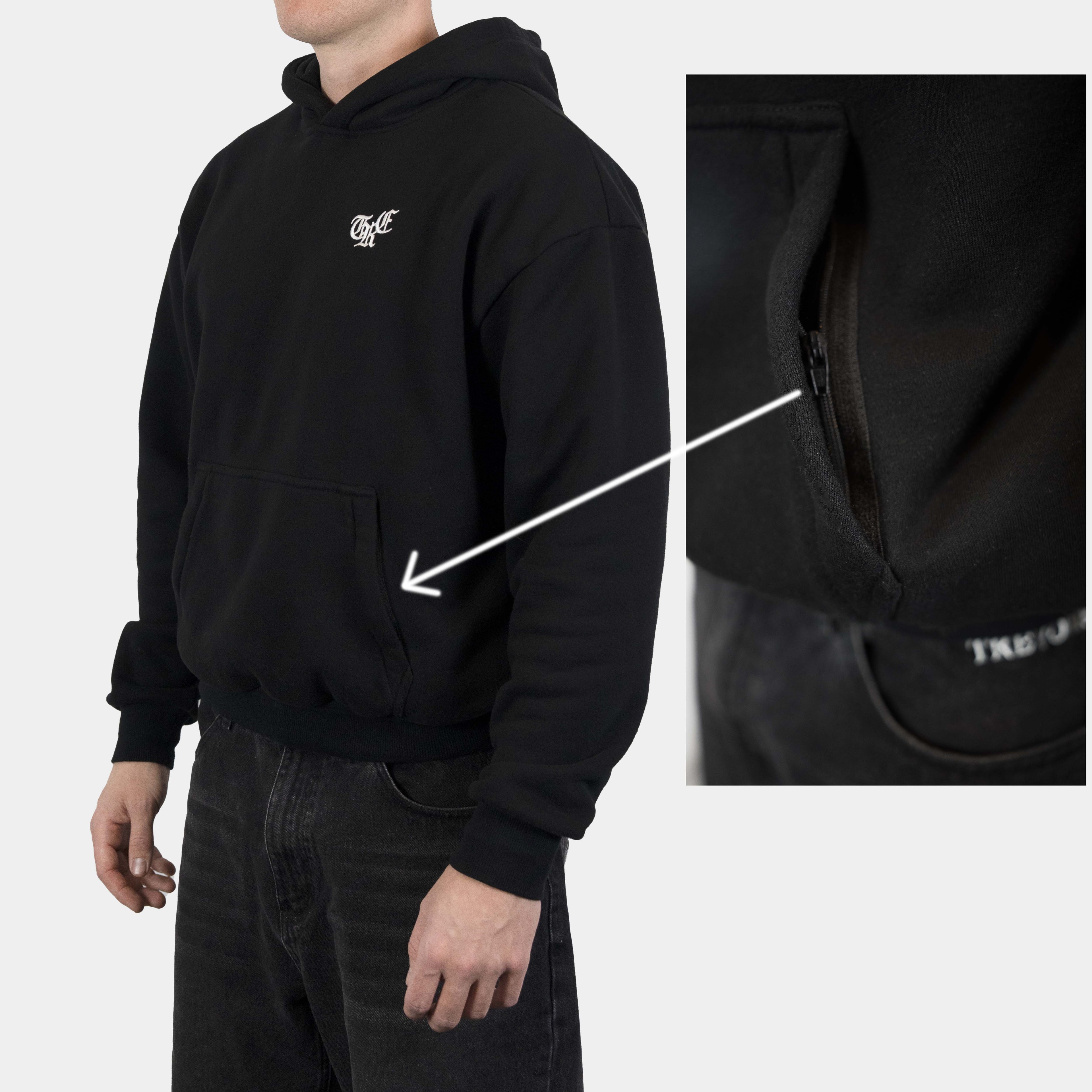 Catch Me Hoodie - Midnight Schwarz