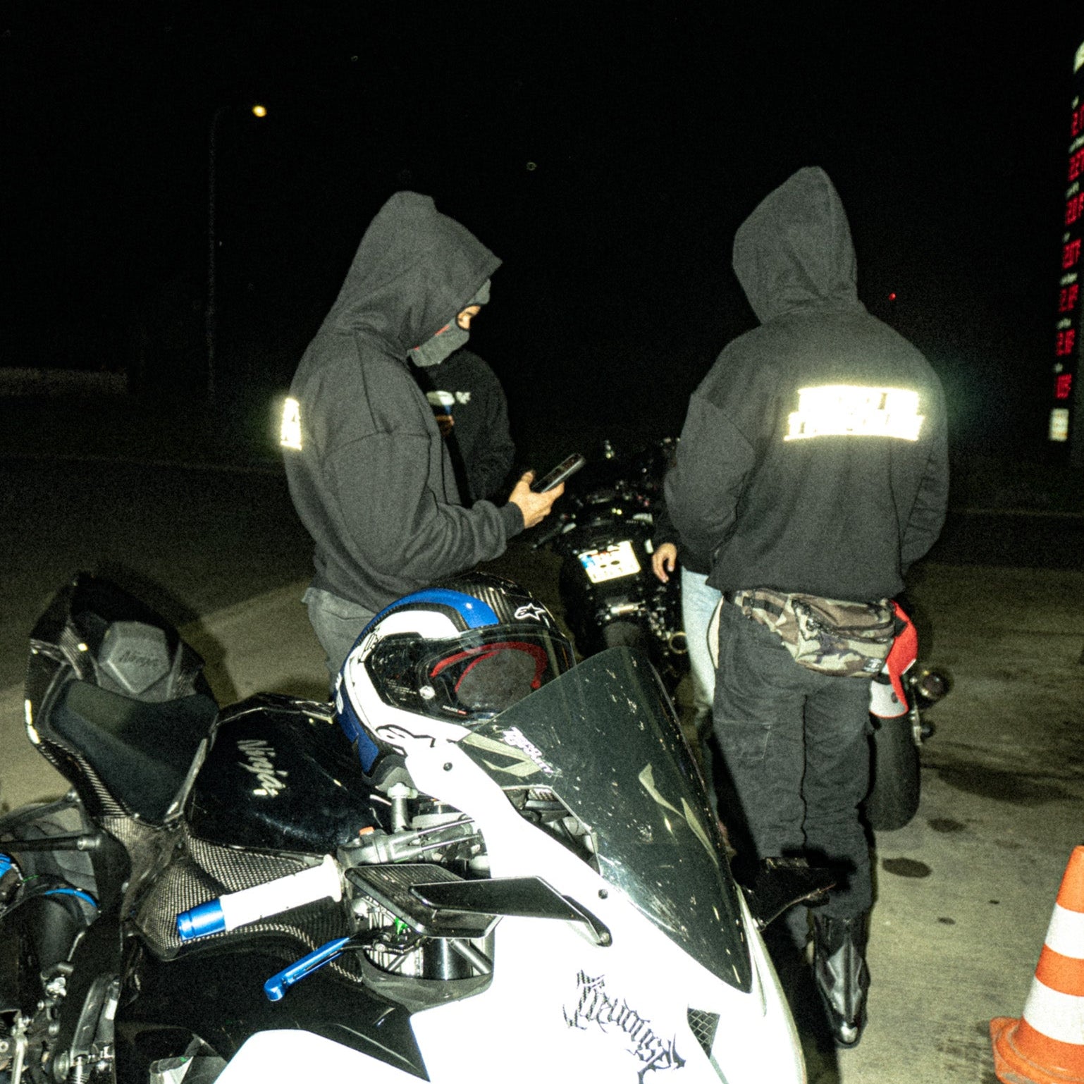Reflective MTD Hoodie - Schwarz