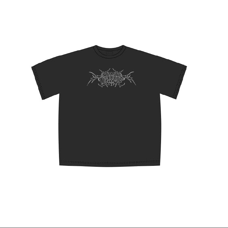 Embroidery Heavy Tee - Schwarz